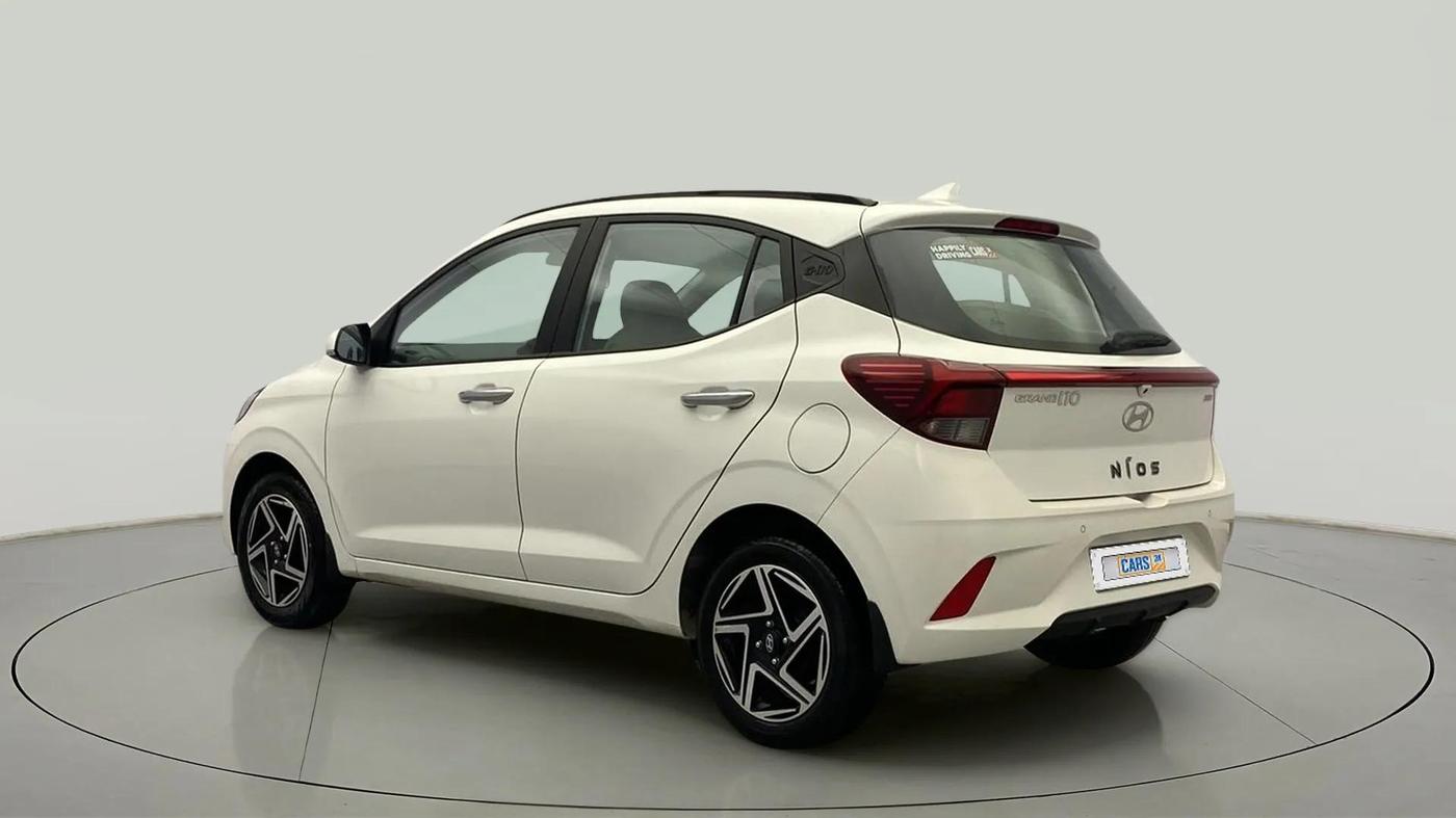2023 Hyundai GRAND I10 NIOS ASTA 1.2 KAPPA VTVT, Petrol, Manual, 23,912 km, Left Back Diagonal