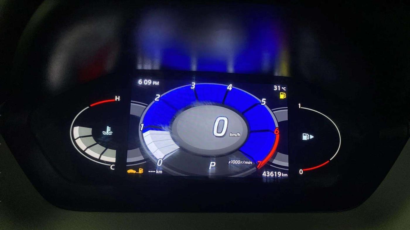 2022 Nissan MAGNITE XV TURBO CVT, Petrol, Automatic, 43,792 km, Odometer Image