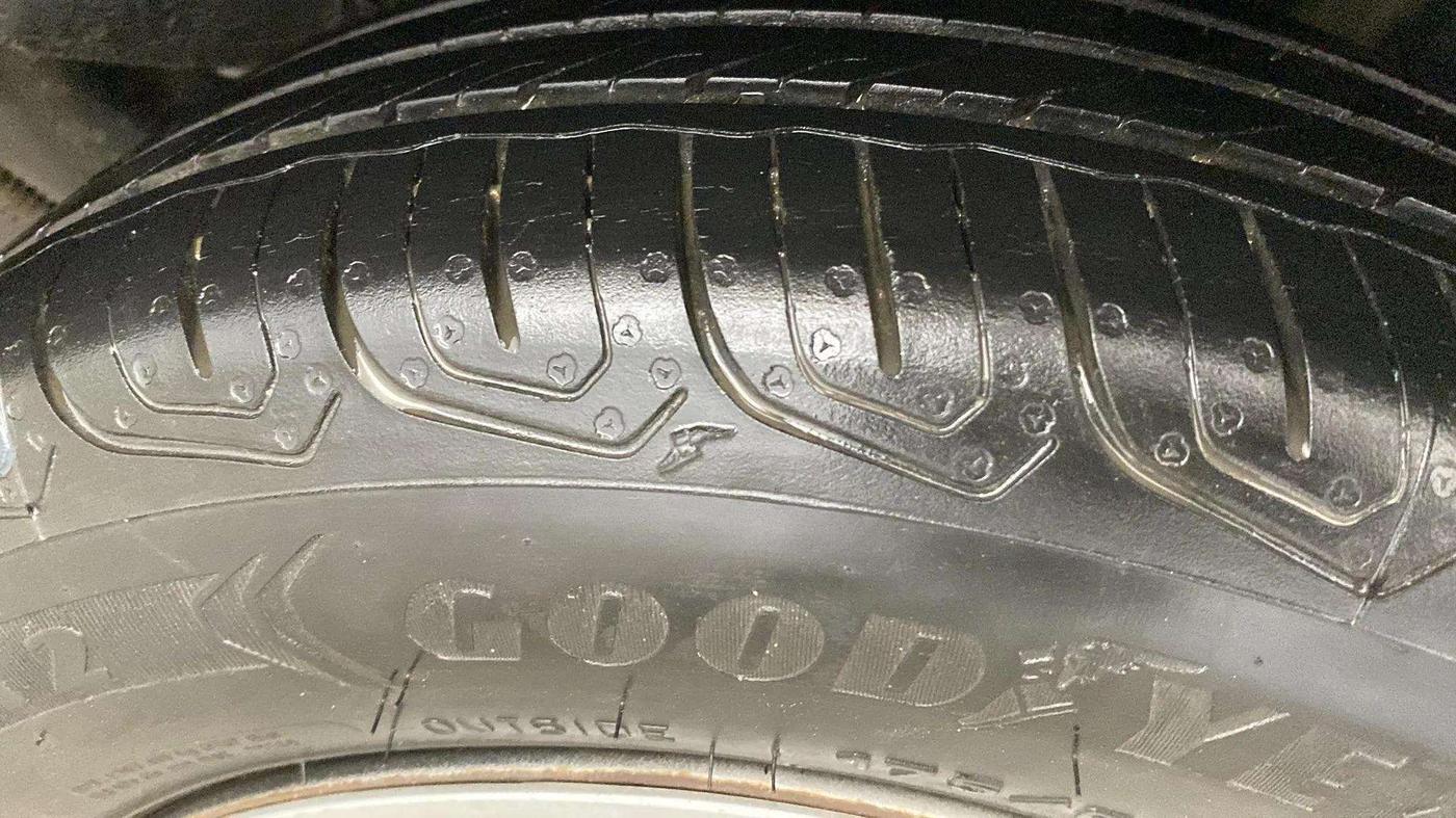2022 Tata Tiago XM CNG, CNG, Manual, 41,366 km, Right Rear Tyre Tread