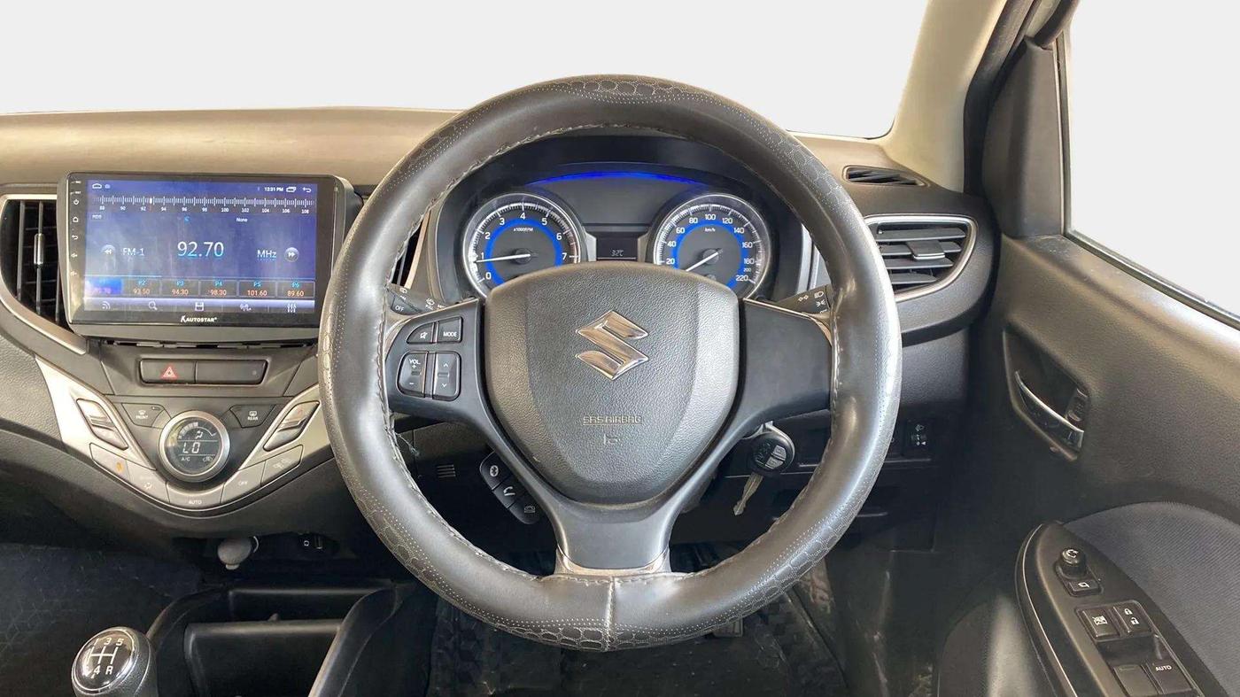 2021 Maruti Baleno DELTA PETROL 1.2, Petrol, Manual, 24,694 km, Steering Wheel Close Up