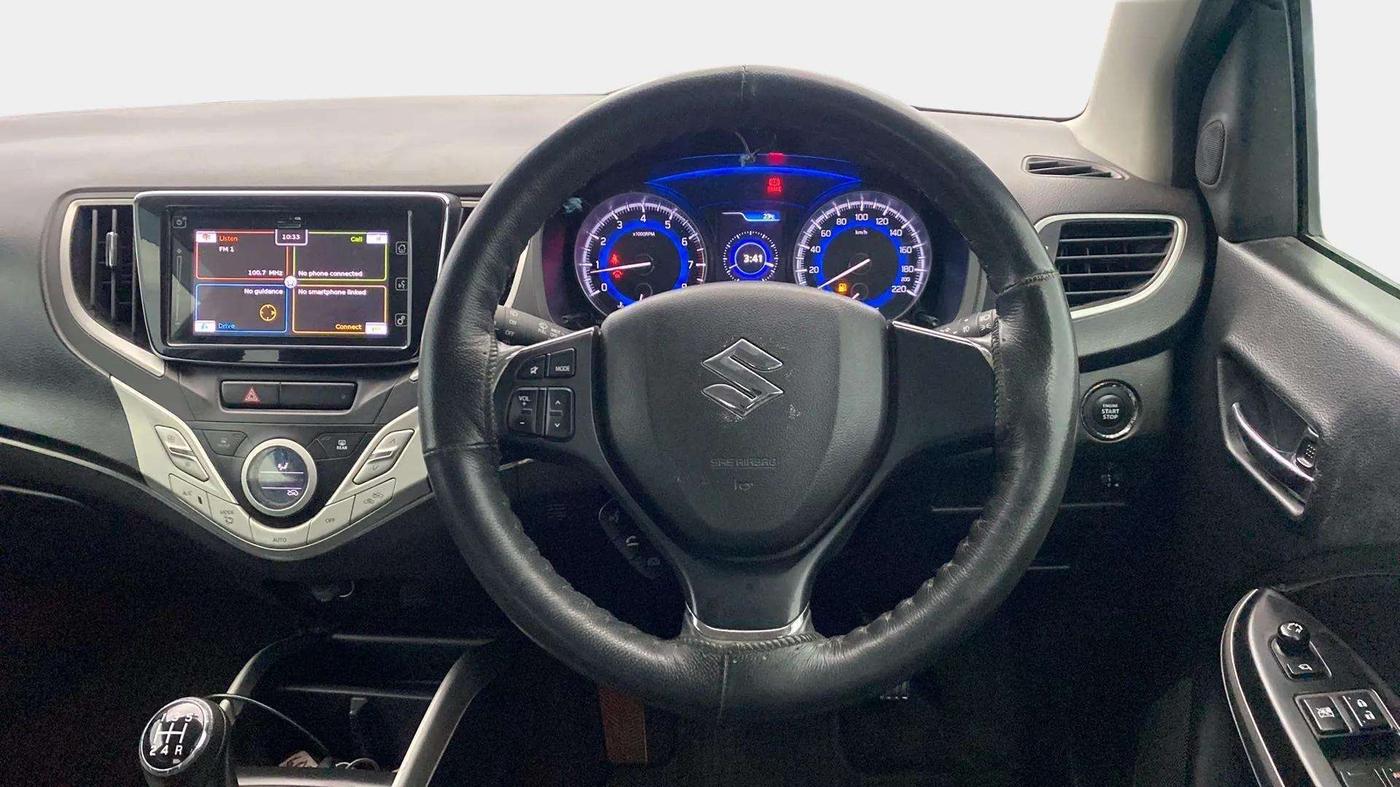 2018 Maruti Baleno ALPHA PETROL 1.2, Petrol, Manual, 67,049 km, Steering Wheel Close Up