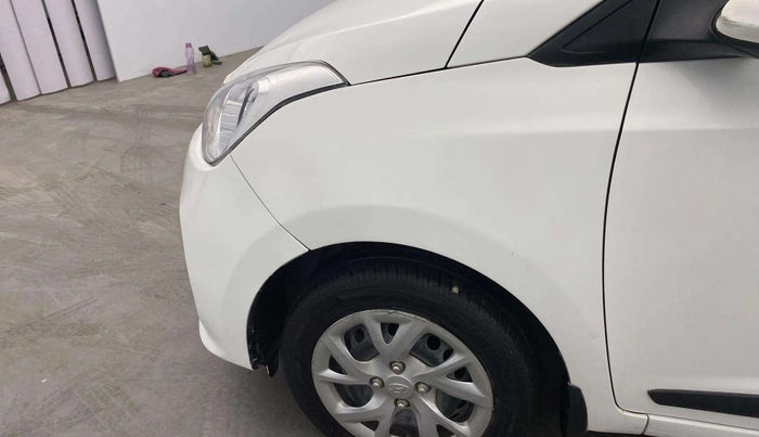 2018 Hyundai Grand i10 SPORTZ 1.2 KAPPA VTVT, Petrol, Manual, 33,450 km, Left fender - Lining loose