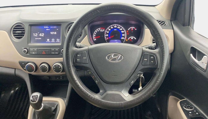 2018 Hyundai Grand i10 SPORTZ 1.2 KAPPA VTVT, Petrol, Manual, 33,450 km, Steering Wheel Close Up