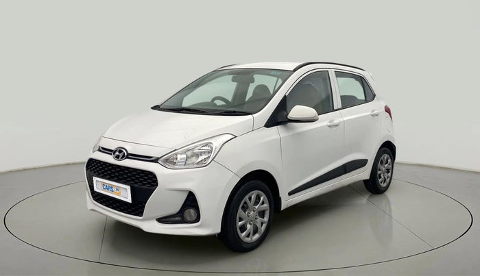 2018 Hyundai Grand i10 SPORTZ 1.2 KAPPA VTVT, Petrol, Manual, 33,450 km, Left Front Diagonal