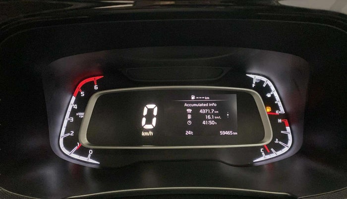 2022 KIA SONET HTX PLUS 1.5, Diesel, Manual, 59,463 km, Odometer Image