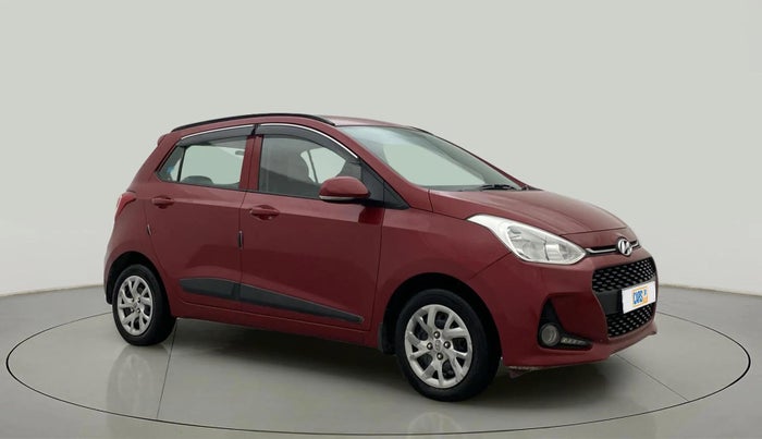 2017 Hyundai Grand i10 SPORTZ (O) 1.2 KAPPA VTVT, Petrol, Manual, 30,116 km, Right Front Diagonal