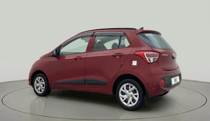 2017 Hyundai Grand i10 SPORTZ (O) 1.2 KAPPA VTVT, Petrol, Manual, 30,116 km, Left Back Diagonal