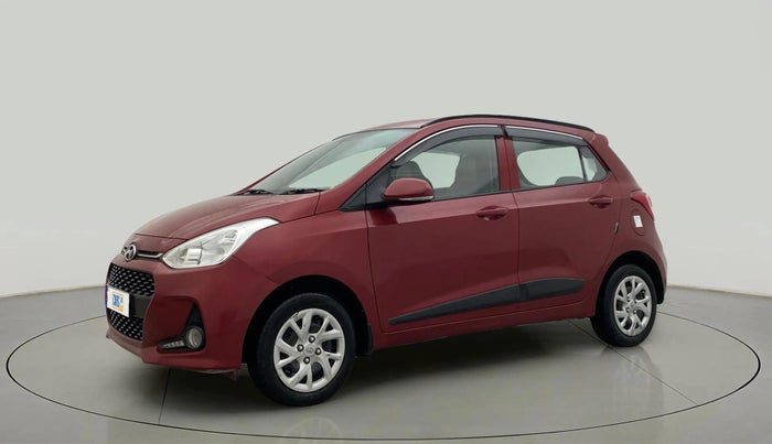 2017 Hyundai Grand i10 SPORTZ (O) 1.2 KAPPA VTVT, Petrol, Manual, 30,116 km, Left Front Diagonal