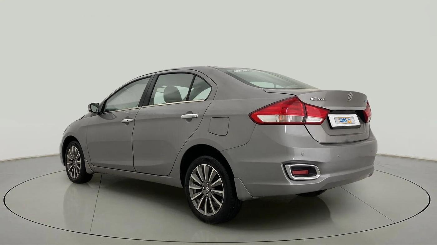 2020 Maruti Ciaz ALPHA  AT 1.5 SHVS PETROL, Petrol, Automatic, 86,700 km, Left Back Diagonal