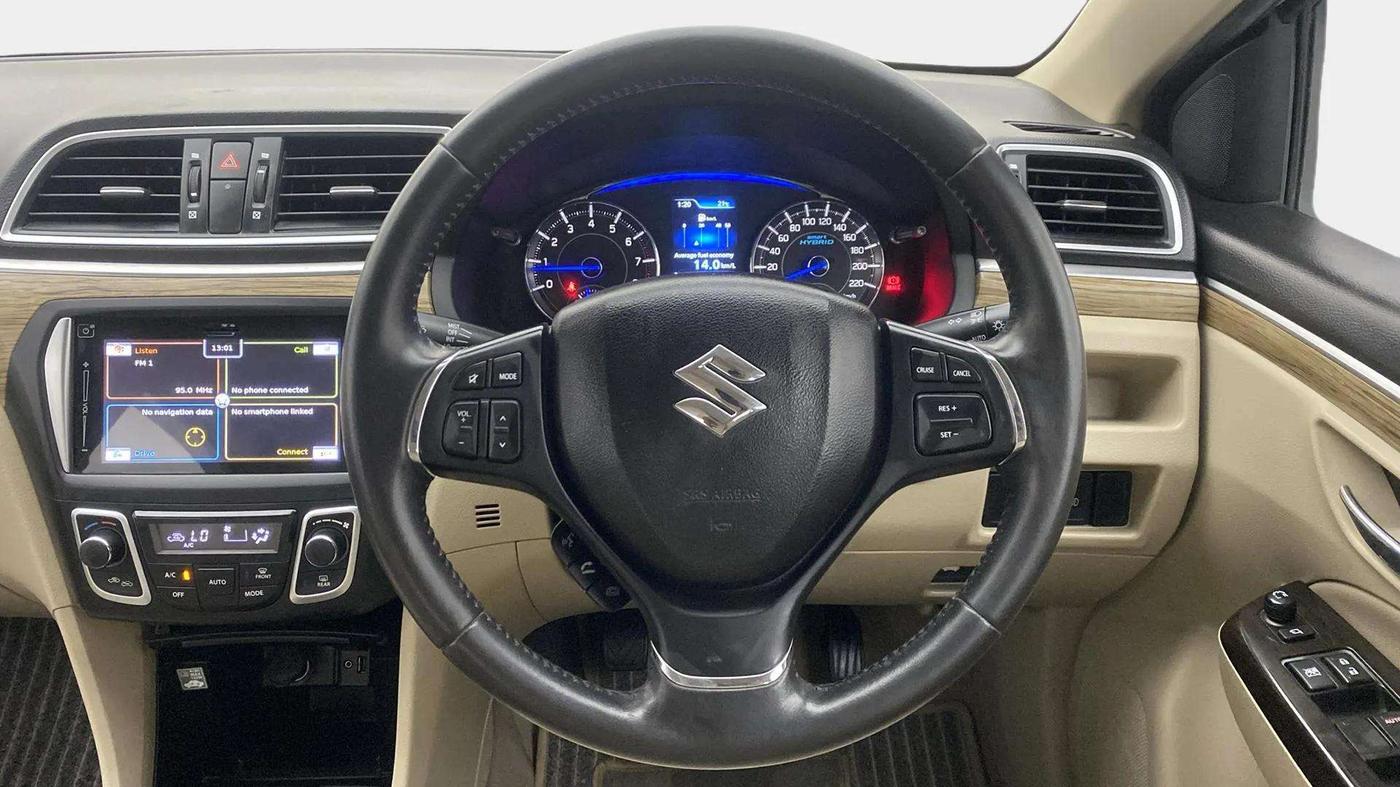 2020 Maruti Ciaz ALPHA 1.5 SHVS PETROL, Petrol, Manual, 59,512 km, Steering Wheel Close Up