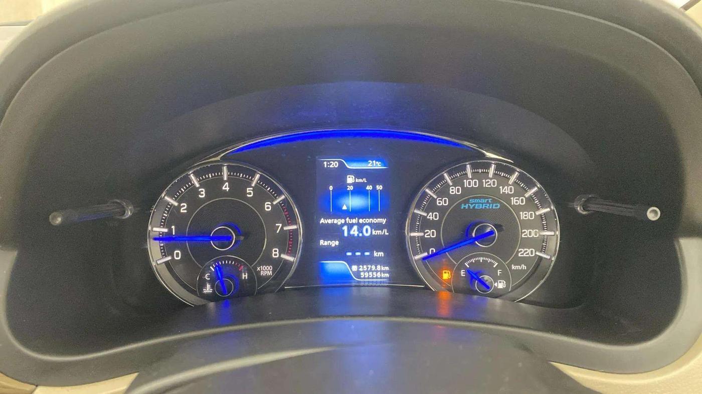 2020 Maruti Ciaz ALPHA 1.5 SHVS PETROL, Petrol, Manual, 59,512 km, Odometer Image