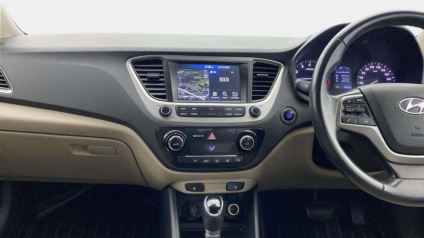 2017 Hyundai Verna 1.6 VTVT SX (O) AT, CNG, Automatic, 68,995 km, Air Conditioner