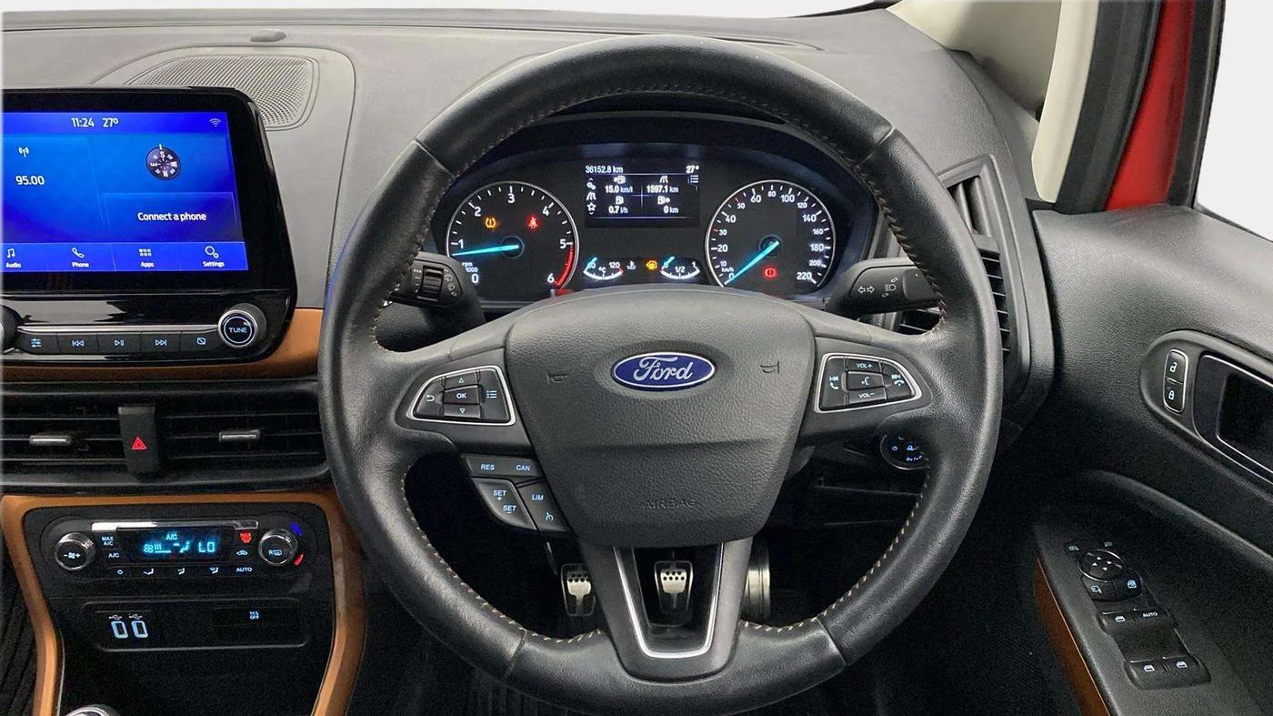 2021 Ford Ecosport TITANIUM 1.5L SPORTS(SUNROOF) DIESEL, Diesel, Manual, 36,489 km, Steering Wheel Close Up