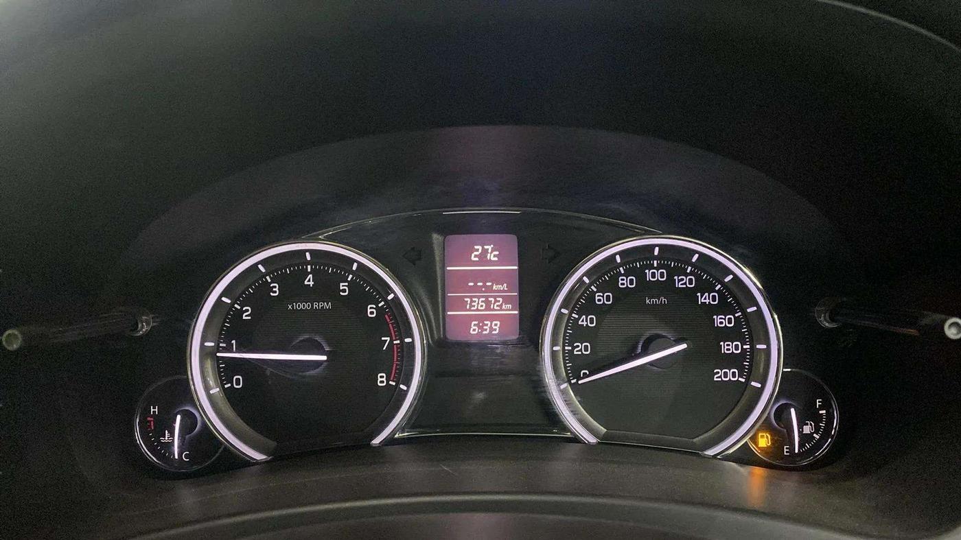 2015 Maruti Ciaz VXI+, Petrol, Manual, 74,002 km, Odometer Image