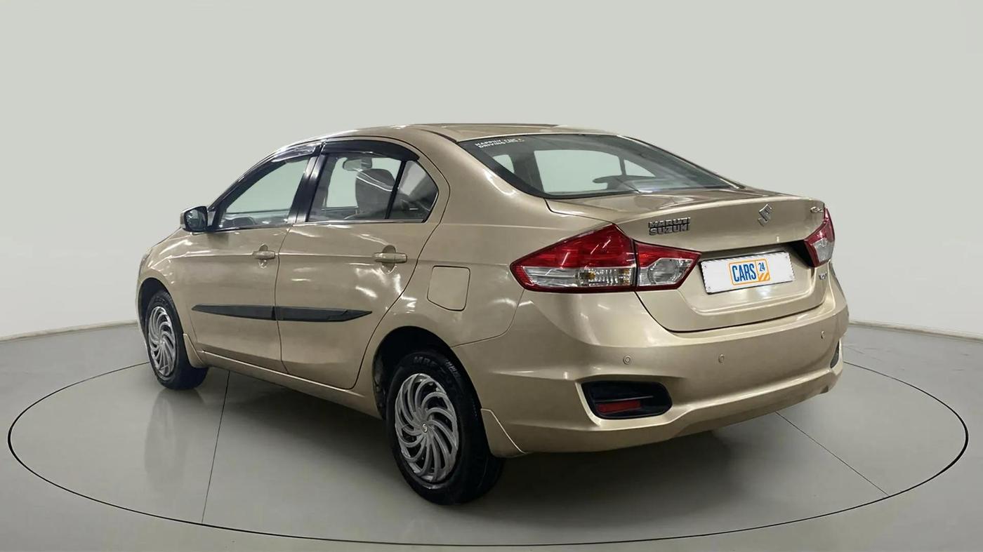 2015 Maruti Ciaz VXI+, Petrol, Manual, 74,002 km, Left Back Diagonal