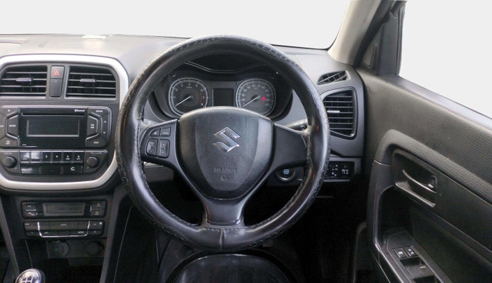 2020 Maruti Vitara Brezza VXI, Petrol, Manual, 62,499 km, Steering Wheel Close Up