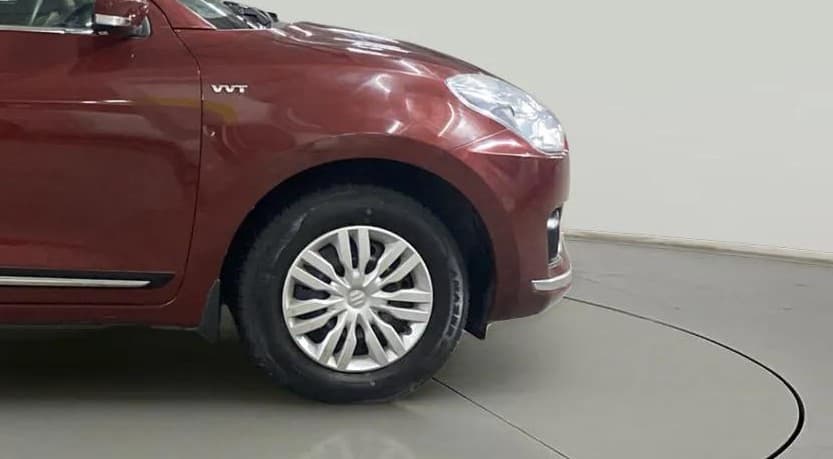 2019 Maruti Dzire VXI AMT, Petrol, Automatic, 14,134 km, Right Front Wheel