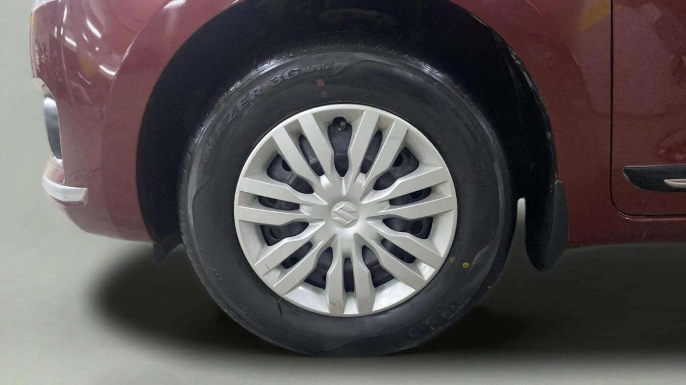 2019 Maruti Dzire VXI AMT, Petrol, Automatic, 14,134 km, Left Front Wheel