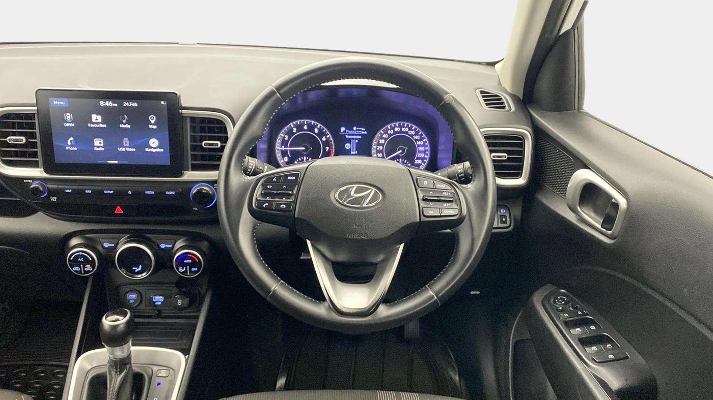 2019 Hyundai VENUE SX PLUS 1.0 TURBO DCT, Petrol, Automatic, 98,937 km, Steering Wheel Close Up