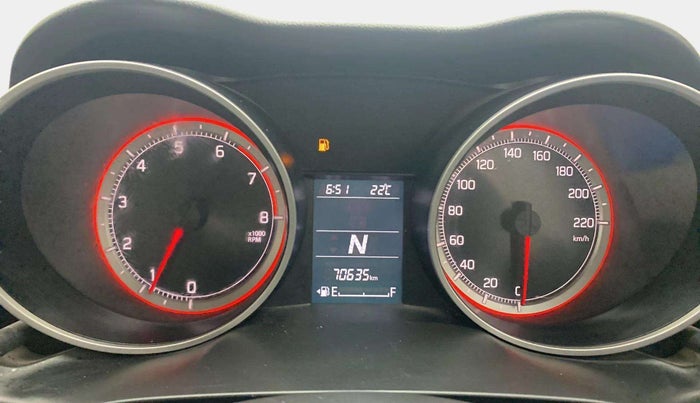 2018 Maruti Swift VXI AMT, Petrol, Automatic, 70,604 km, Odometer Image
