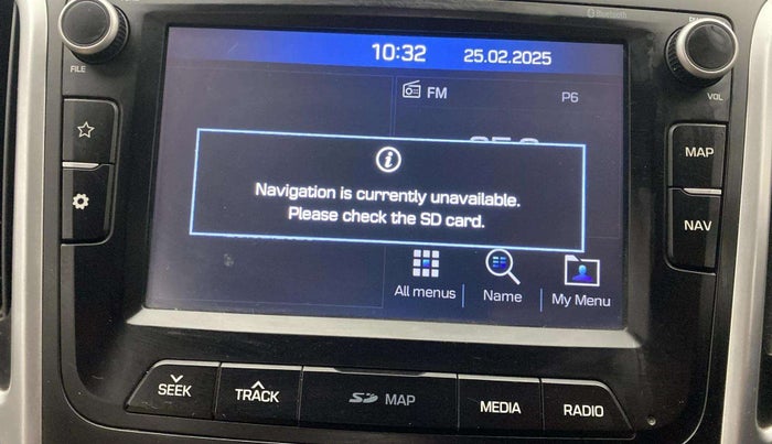 2019 Hyundai Creta SX AT 1.6 PETROL, Petrol, Automatic, 45,268 km, Infotainment system - GPS Card not working/missing
