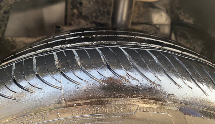 2021 Tata NEXON XZA PLUS SUNROOF PETROL, Petrol, Automatic, 70,641 km, Left Front Tyre Tread