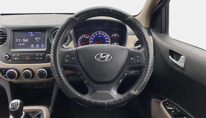 2019 Hyundai Grand i10 SPORTZ 1.2 KAPPA VTVT, Petrol, Manual, 50,355 km, Steering Wheel Close Up