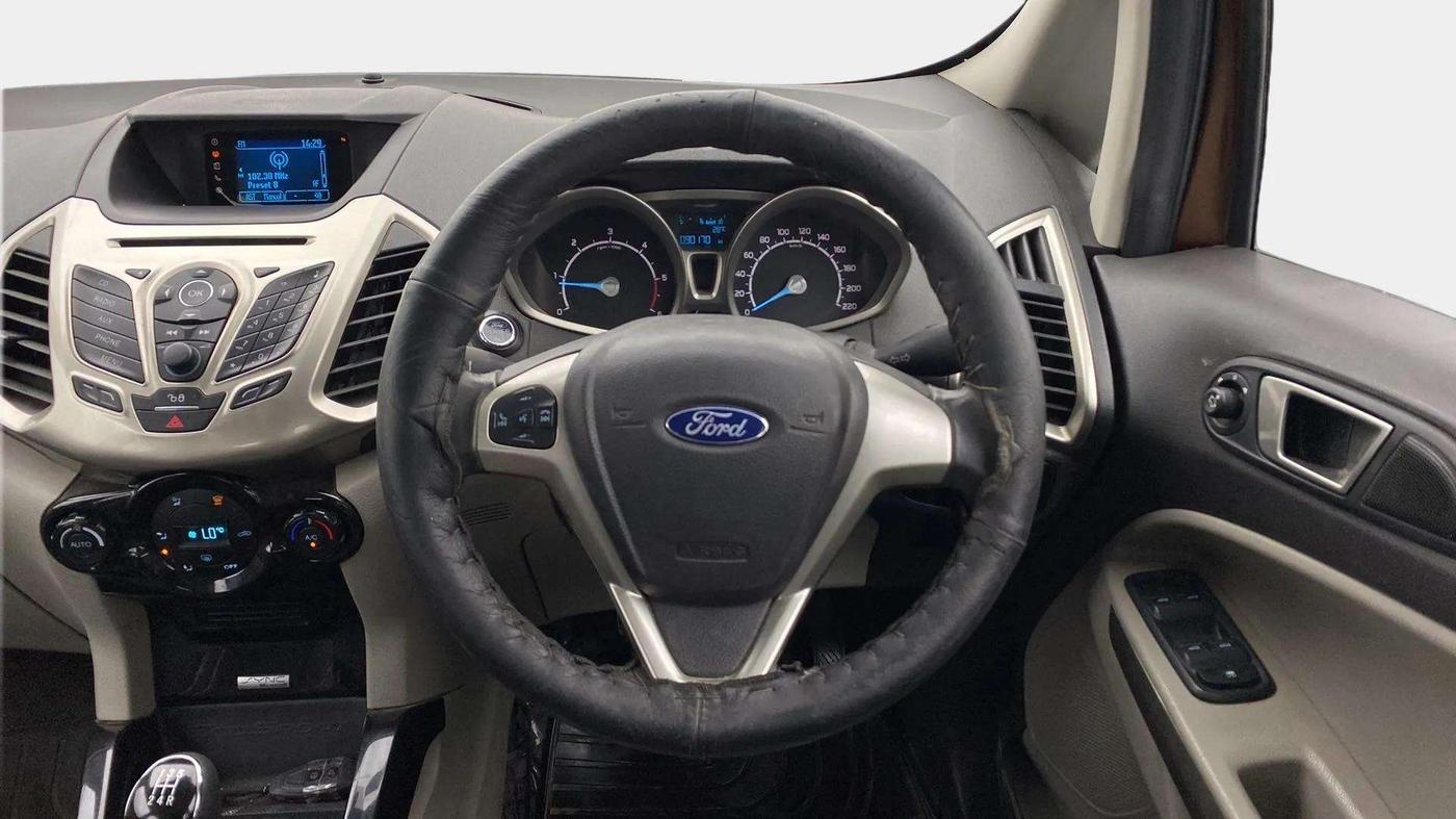 2016 Ford Ecosport TITANIUM 1.5L DIESEL, Diesel, Manual, 90,304 km, Steering Wheel Close Up