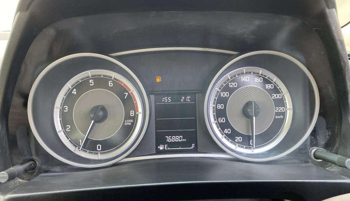 2018 Maruti Dzire ZXI PLUS, Petrol, Manual, 76,983 km, Odometer Image