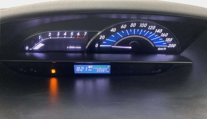 2017 Toyota Etios Liva V, Petrol, Manual, 39,990 km, Odometer Image