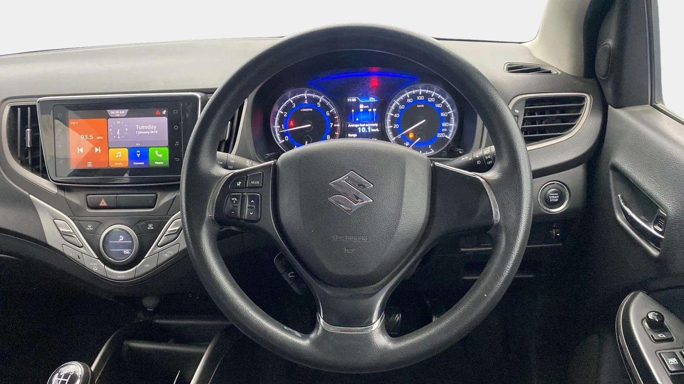 2020 Maruti Baleno ZETA PETROL 1.2, Petrol, Manual, 61,843 km, Steering Wheel Close Up