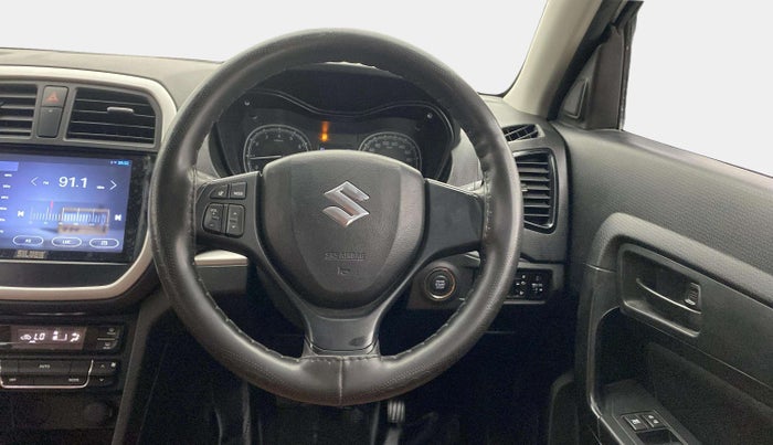 2022 Maruti Vitara Brezza VXI, Petrol, Manual, 35,370 km, Steering Wheel Close Up