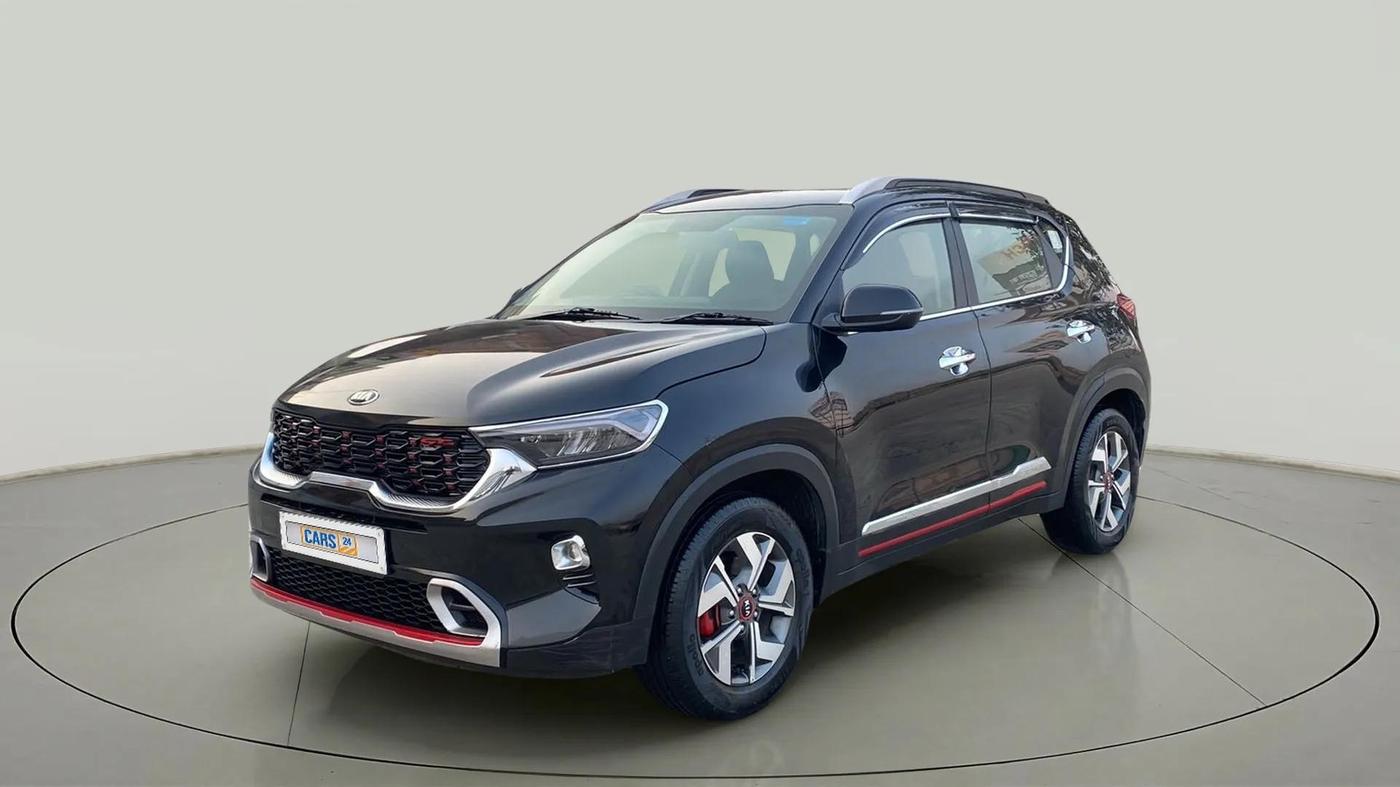 2021 KIA SONET GTX PLUS 1.0 IMT, Petrol, Manual, 17,316 km, Left Front Diagonal