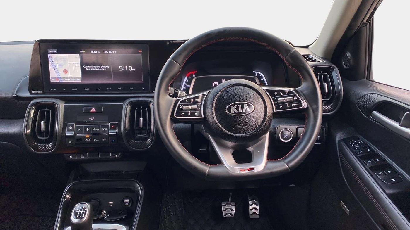 2021 KIA SONET GTX PLUS 1.0 IMT, Petrol, Manual, 17,316 km, Steering Wheel Close Up
