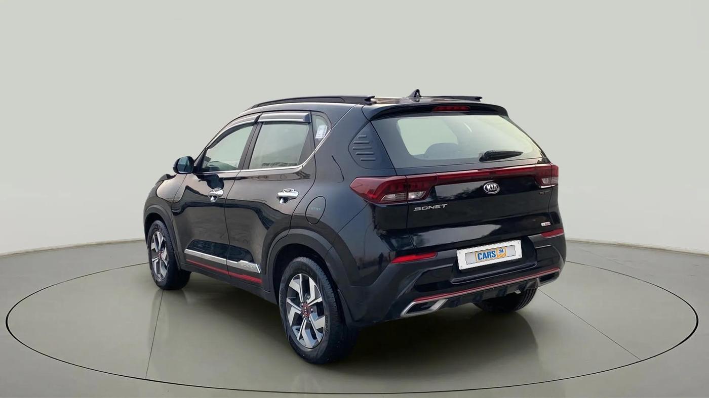 2021 KIA SONET GTX PLUS 1.0 IMT, Petrol, Manual, 17,316 km, Left Back Diagonal