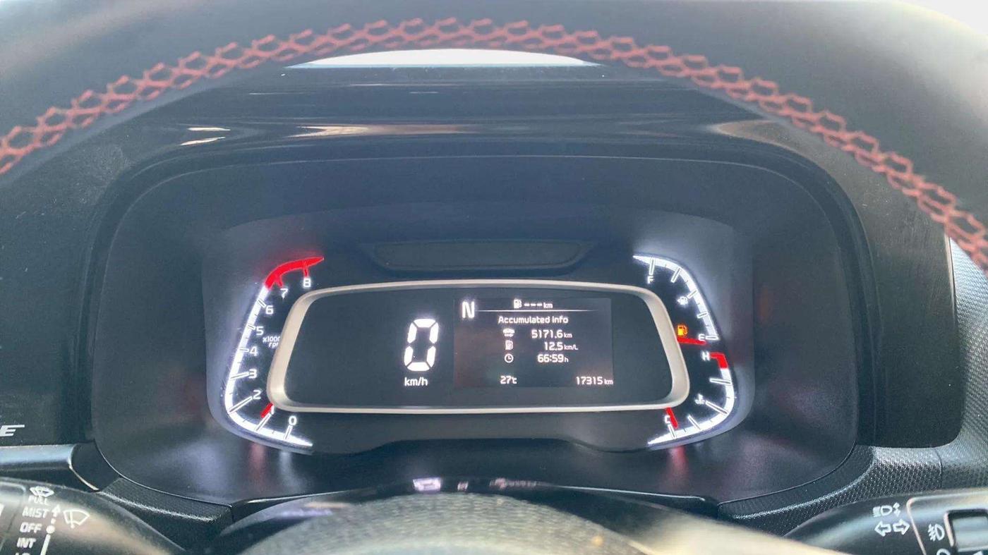 2021 KIA SONET GTX PLUS 1.0 IMT, Petrol, Manual, 17,316 km, Odometer Image