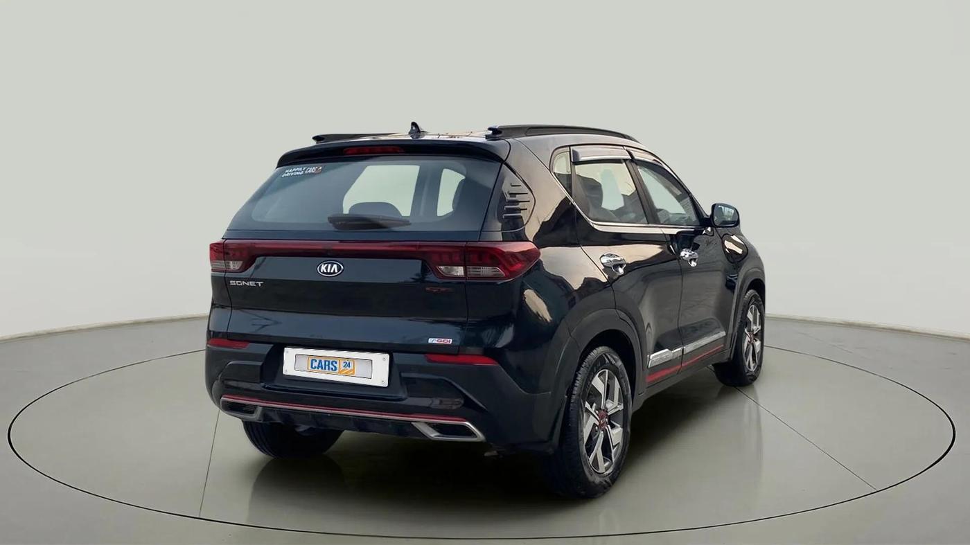 2021 KIA SONET GTX PLUS 1.0 IMT, Petrol, Manual, 17,316 km, Right Back Diagonal