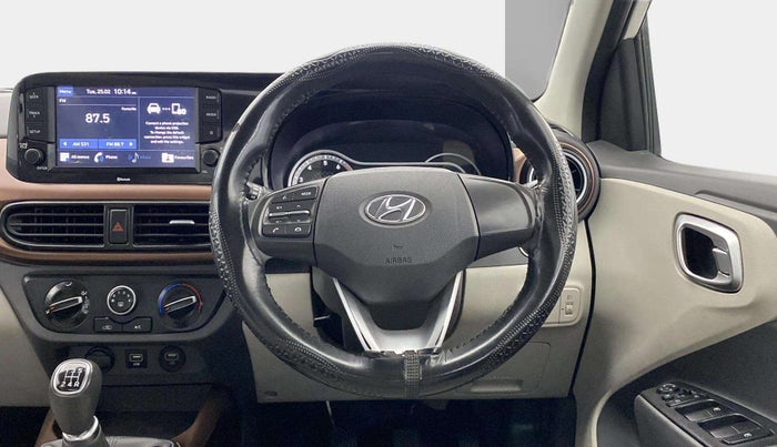 2022 Hyundai AURA SX 1.2, Petrol, Manual, 38,676 km, Steering Wheel Close Up