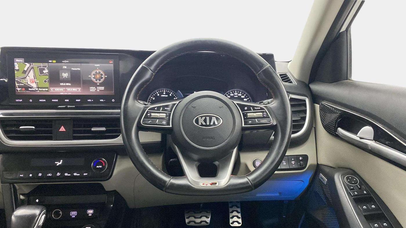 2020 KIA SELTOS GTX PLUS DCT 1.4 PETROL, Petrol, Automatic, 56,702 km, Steering Wheel Close Up