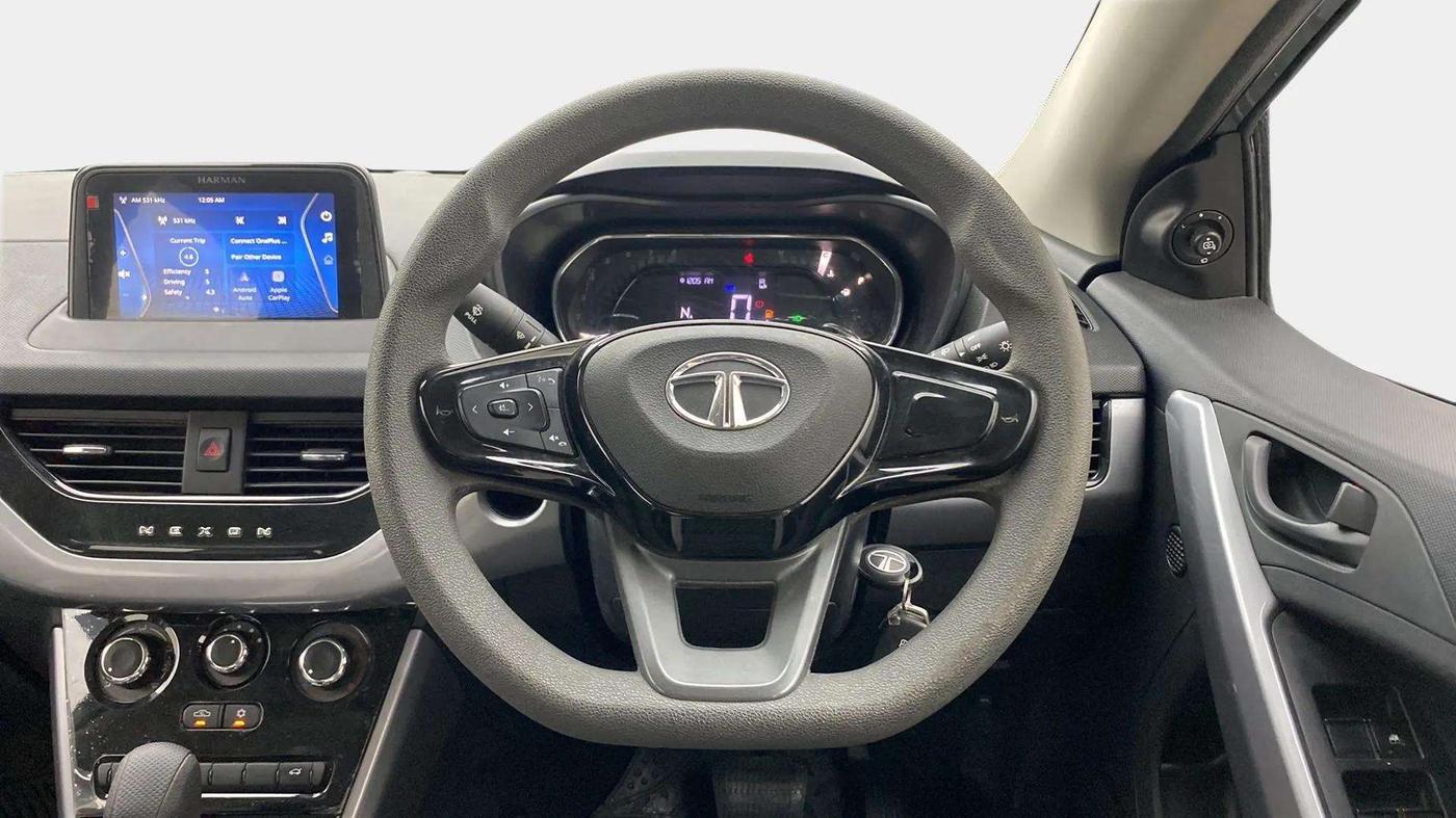 2022 Tata NEXON XMA PLUS SUNROOF PETROL, Petrol, Automatic, 28,864 km, Steering Wheel Close Up