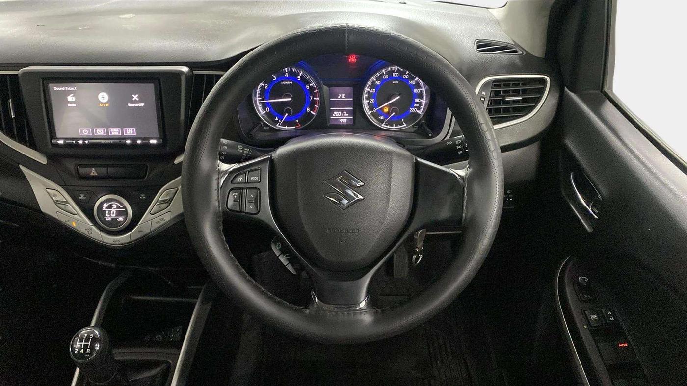 2017 Maruti Baleno DELTA PETROL 1.2, Petrol, Manual, 20,157 km, Steering Wheel Close Up