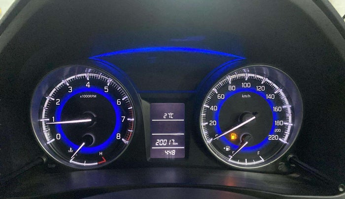 2017 Maruti Baleno DELTA PETROL 1.2, Petrol, Manual, 20,095 km, Odometer Image