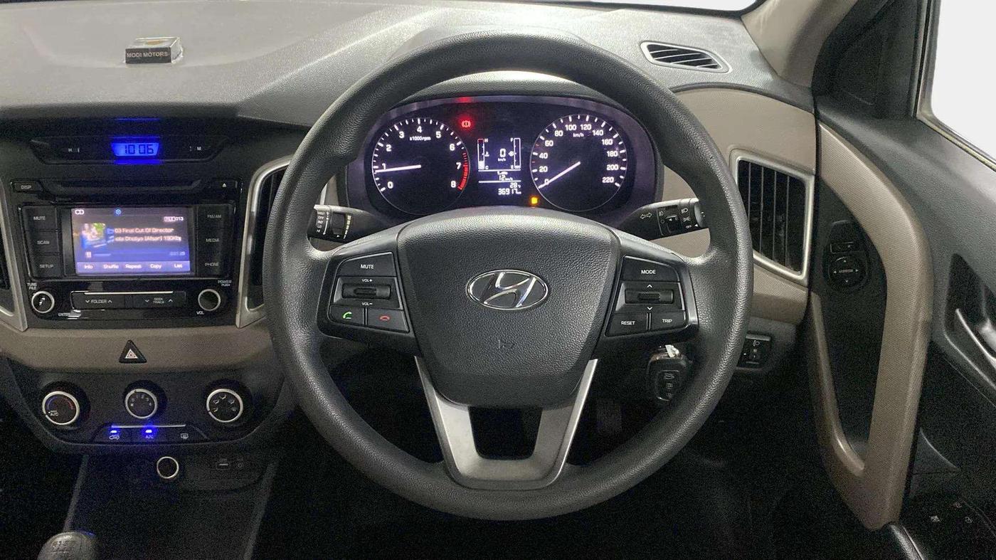 2015 Hyundai Creta S 1.6 PETROL, Petrol, Manual, 37,028 km, Steering Wheel Close Up