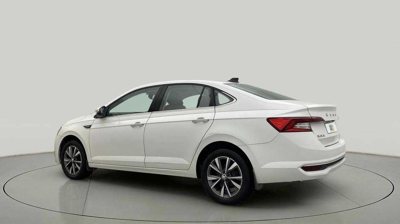 2022 Skoda SLAVIA STYLE 1.0L TSI AT, Petrol, Automatic, 24,676 km, Left Back Diagonal