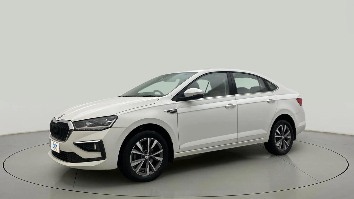 2022 Skoda SLAVIA STYLE 1.0L TSI AT, Petrol, Automatic, 24,676 km, Left Front Diagonal