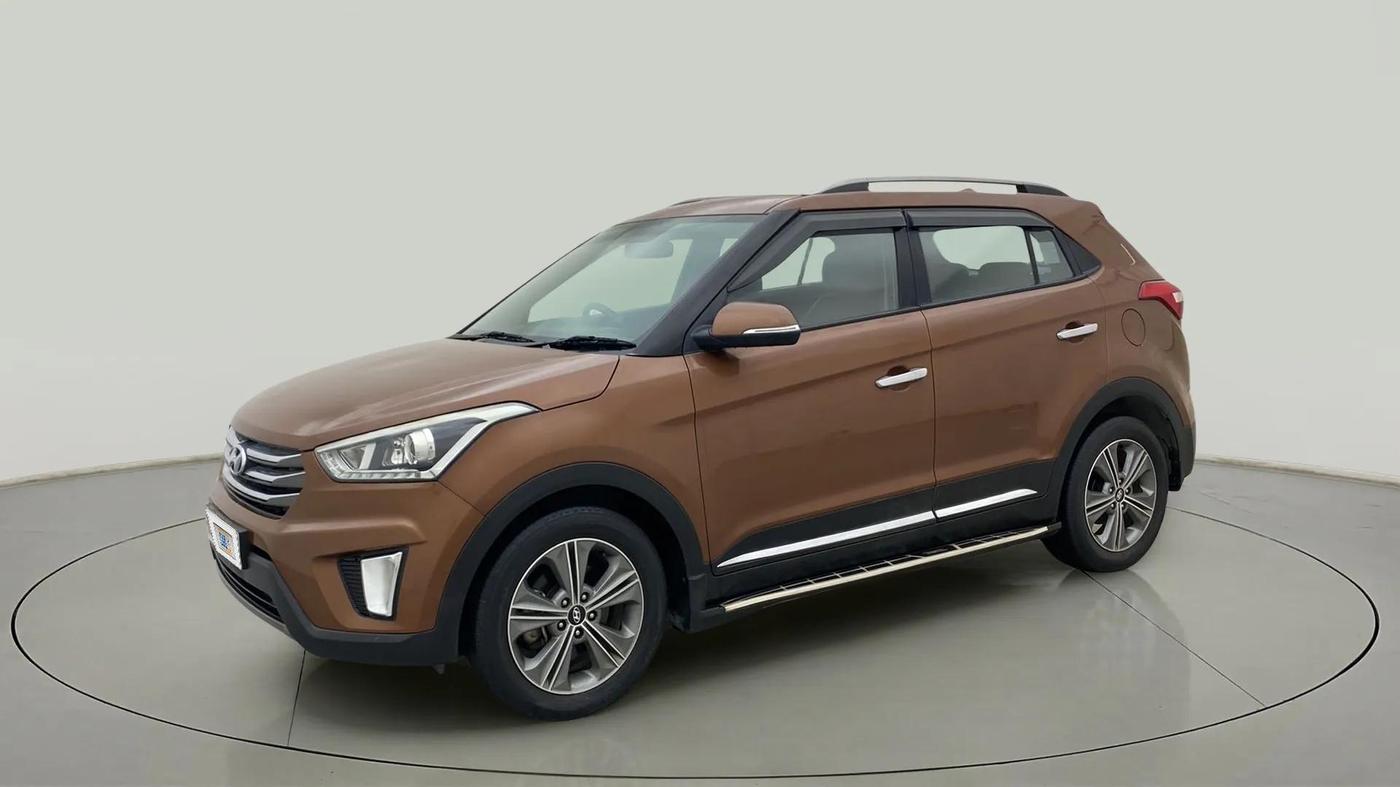2016 Hyundai Creta SX PLUS AT 1.6 PETROL, Petrol, Automatic, 54,596 km, Left Front Diagonal