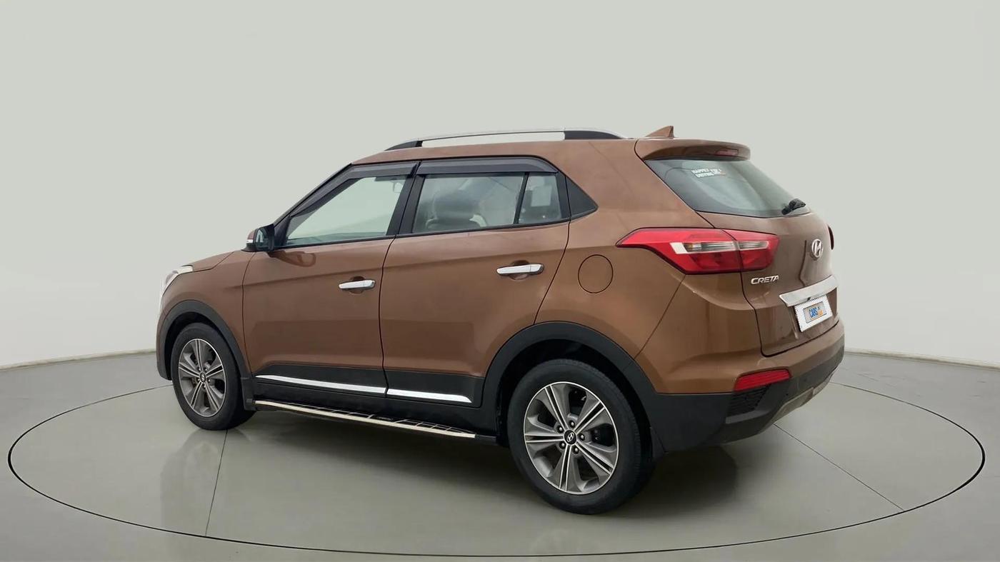 2016 Hyundai Creta SX PLUS AT 1.6 PETROL, Petrol, Automatic, 54,596 km, Left Back Diagonal