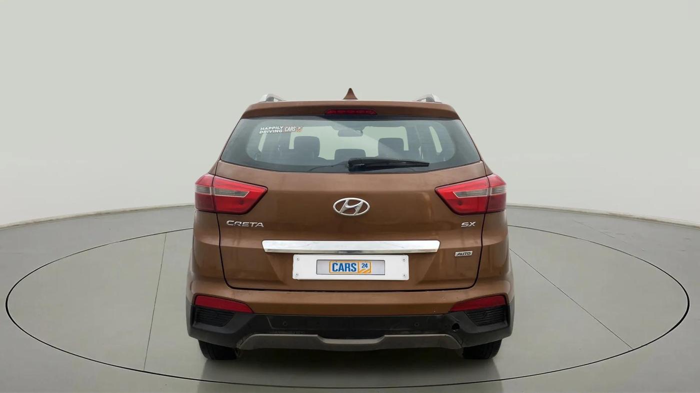 2016 Hyundai Creta SX PLUS AT 1.6 PETROL, Petrol, Automatic, 54,596 km, Back/Rear