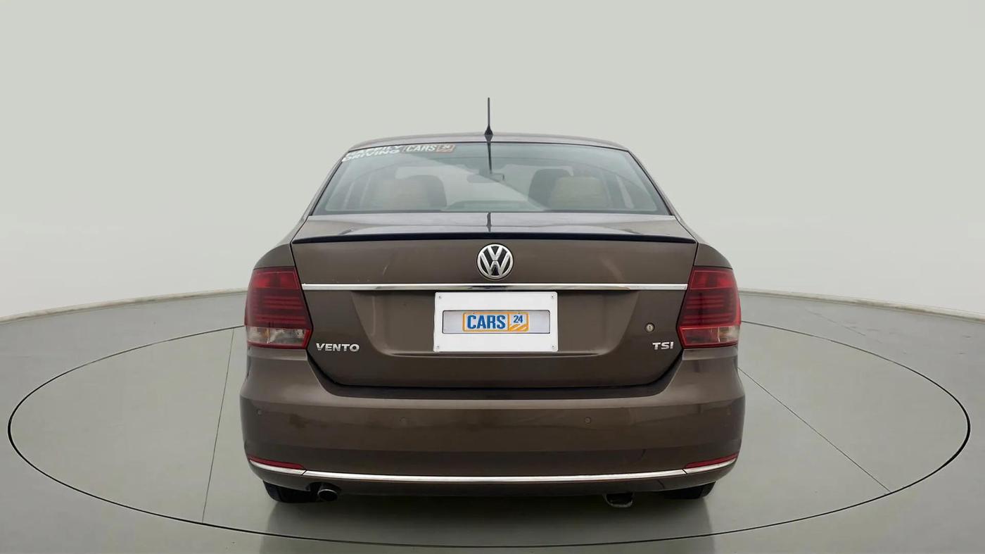 2018 Volkswagen Vento HIGHLINE PETROL AT, Petrol, Automatic, 72,271 km, Back/Rear