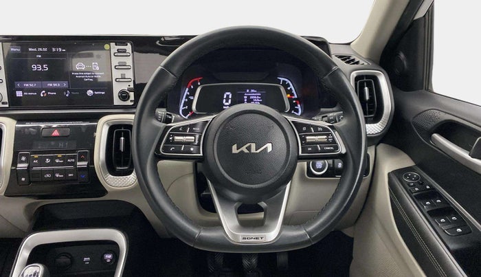 2021 KIA SONET HTX ANNIVERSARY EDITION 1.5, Diesel, Manual, 46,417 km, Steering Wheel Close Up